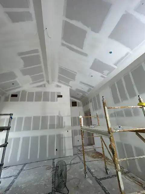Drywall hanging, taping, level-5 finish 2026 project photo